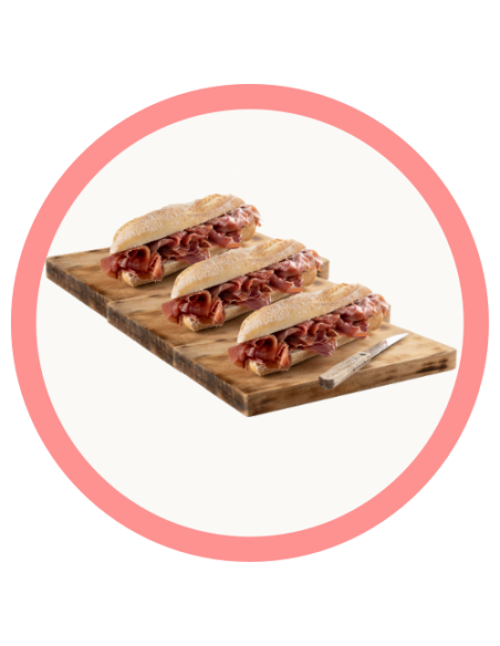 Montaditos de Jamón Montaditos de Jamón
