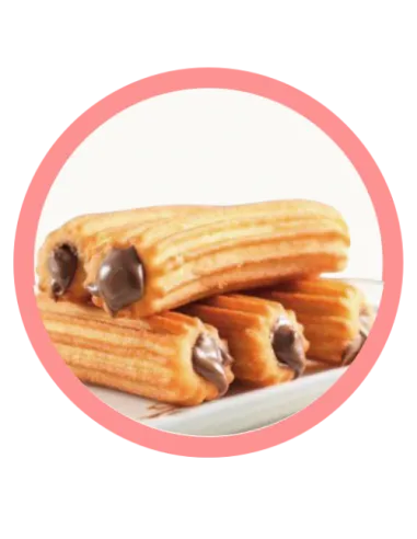 Churros Rellenos de Nocilla